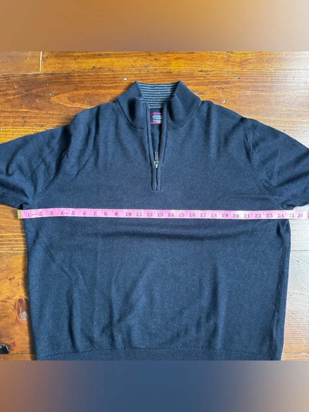 UNTUCKit Men's Half-Zip Sweater - Navy. Size‎ XXL